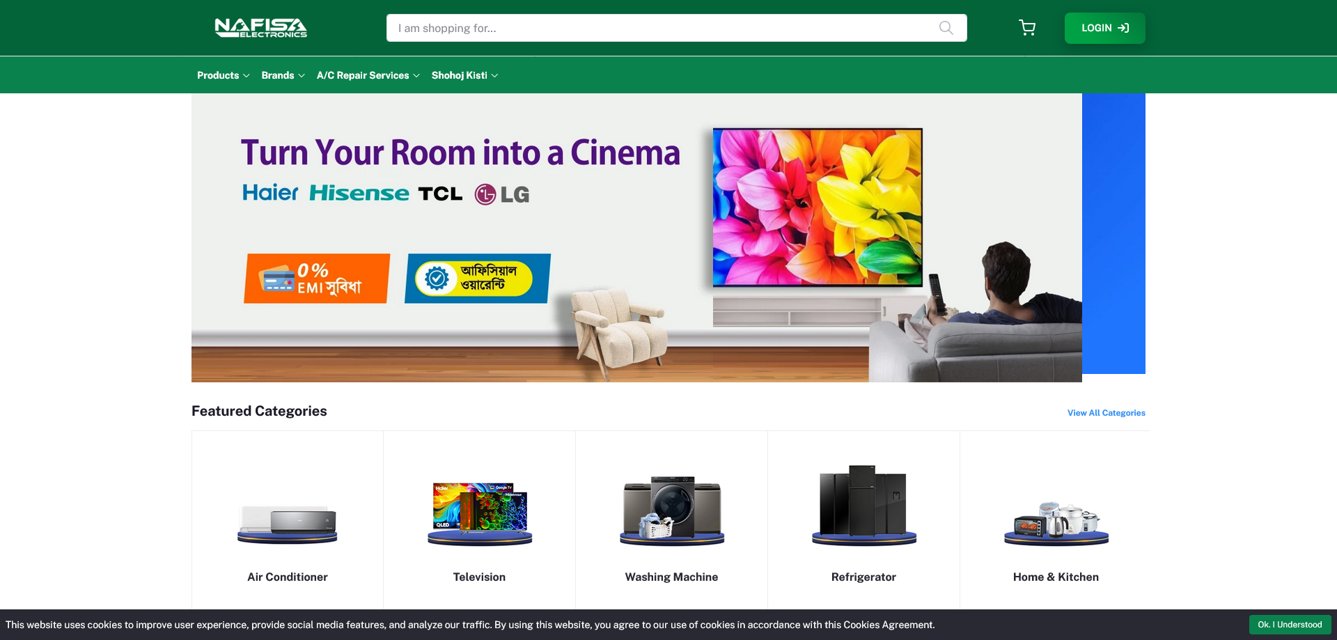 Nafisa Electronics — project preview