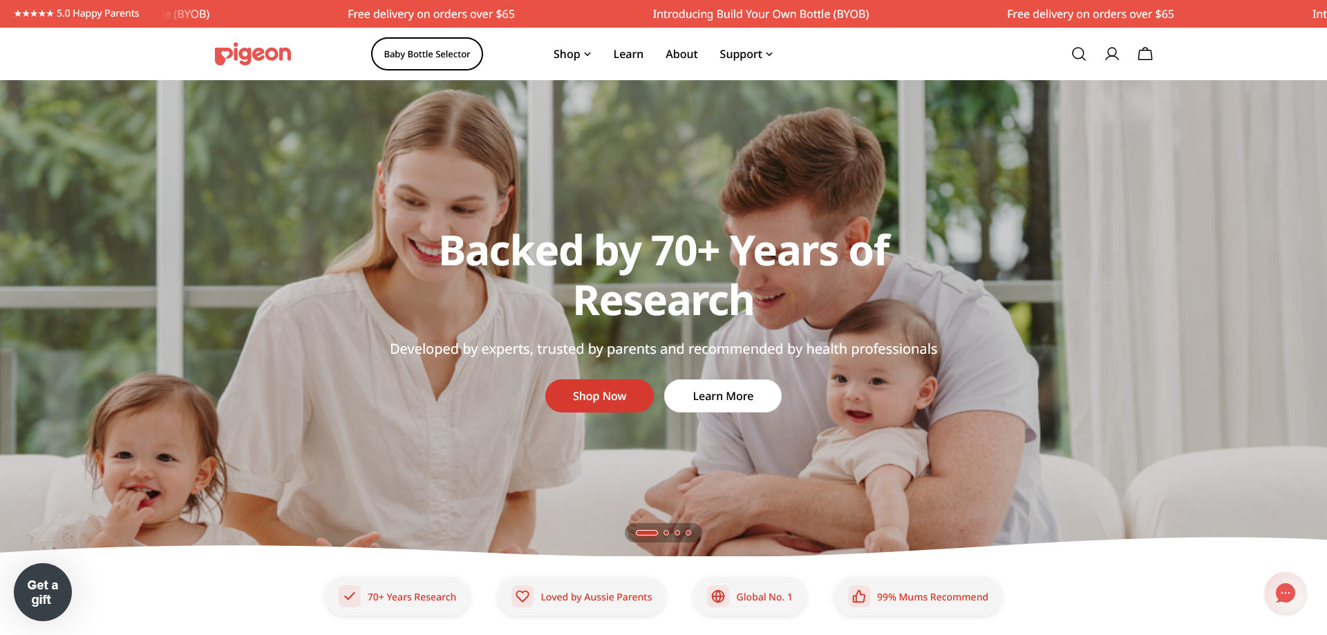 Pigeon Baby Australia — project preview